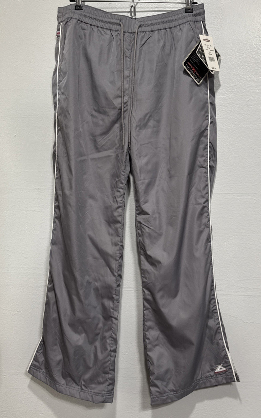 Zeroxposure Performance Activewear Track Pants Drawstring Mens M Gray Mesh Lined